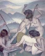 Felix Vallotton The Slaying of Orpheus oil painting on canvas